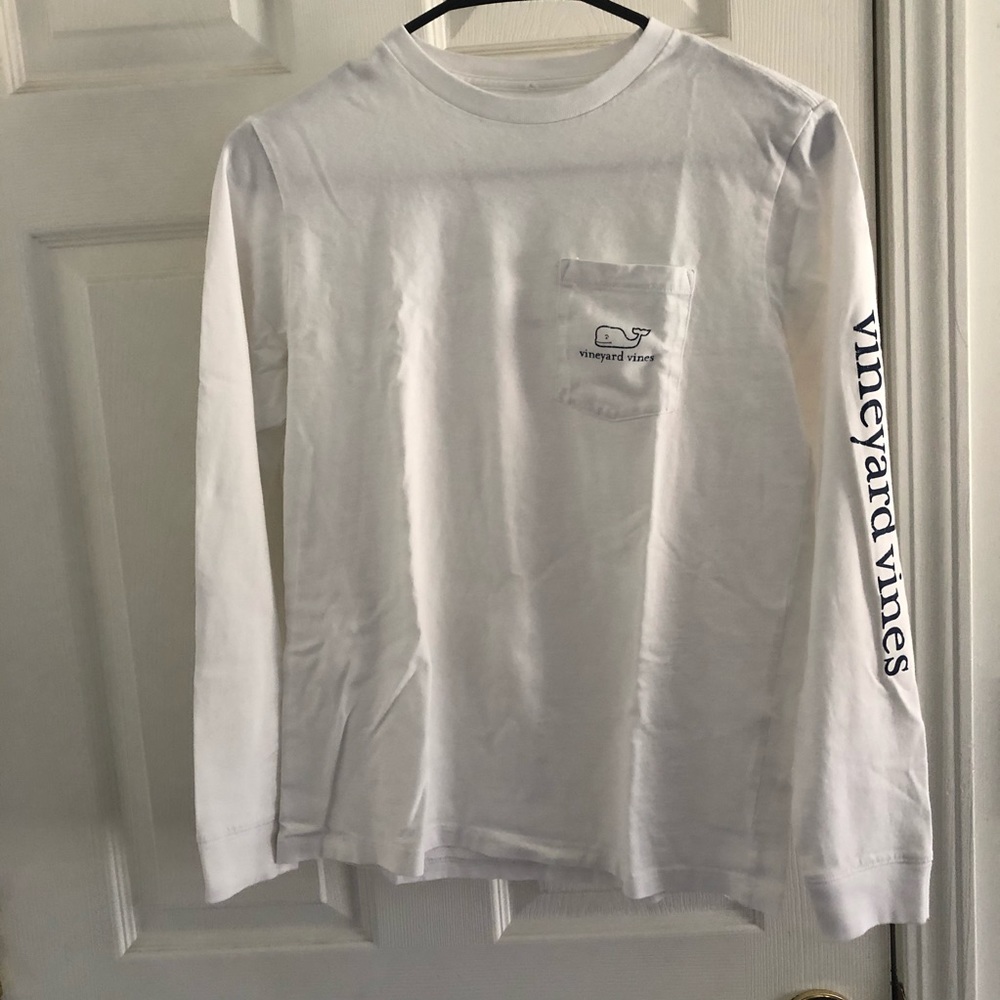 Boys’ Vineyard Vines Long Sleeve Pocket Tee